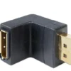 Адаптер Delock DisplayPort мъжко - DisplayPort женско 90°