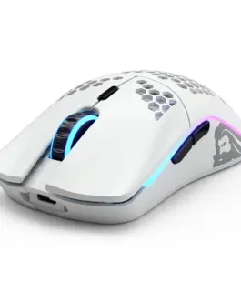 Alternative view of Геймърска мишка Glorious Model O Wireless, Matte White