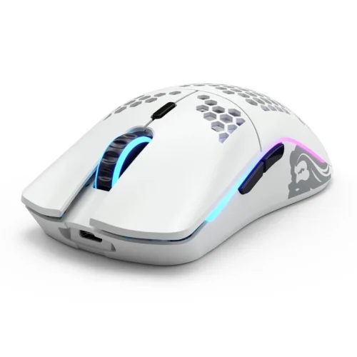 Alternative view of Геймърска мишка Glorious Model O Wireless, Matte White
