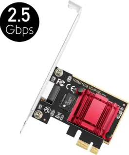 Alternative view of Мрежова карта Cudy PE25, PCIe, 10 Mbps/ 100 Mbps/ 1 Gbps/ 2.5 Gbps