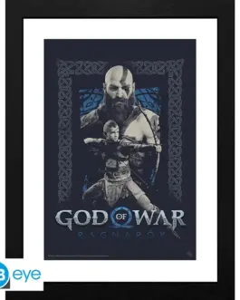 GBEYE GOD OF WAR - Framed print "Kratos and Atreus" (30x40)