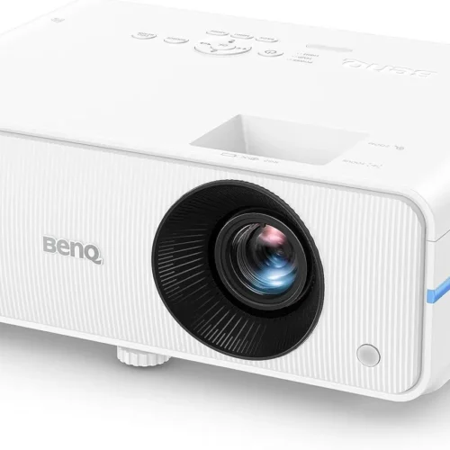 Alternative view of Видеопроектор BenQ LH650, LASER, DLP, FHD, 4000 ANSI, Бял