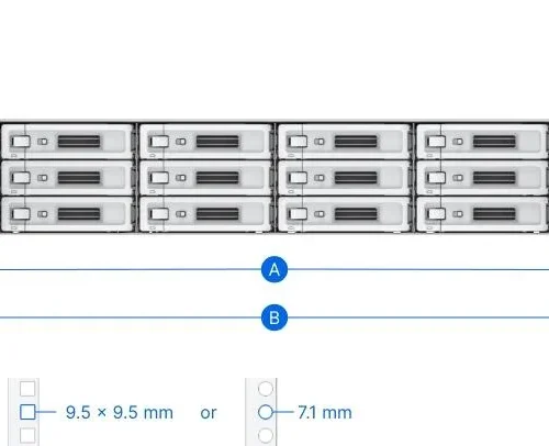 Комплект за релси за стелаж Synology RKS-02
