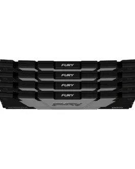 Alternative view of Памет за компютър Kingston FURY Renegade Black 32GB(4x8GB) DDR4 3200MHz CL16
