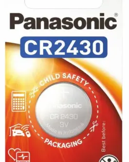 Бутонна батерия литиева PANASONIC CR2430 3V 1 бр. в блистер цена за 1