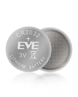 Бутонна батерия литиева CR 2032 1pc  bulk 3V  EVE BATTERY