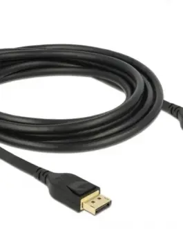 Кабел Delock DisplayPort мъжко - DisplayPort мъжко 3.0м 8K 60 Hz Черен