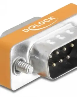 Адаптер DeLock D-Sub 9 Pin мъжко - D-Sub 9 женско