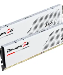 Alternative view of Памет за компютър G.SKILL Ripjaws S5 White 64GB(2x32GB) DDR5 6000MHz - Intel XMP