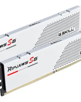 Alternative view of Памет за компютър G.SKILL Ripjaws S5 White 64GB(2x32GB) DDR5 6000MHz - Intel XMP