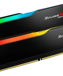 Alternative view of Памет за компютър G.SKILL Ripjaws M5 Neo RGB Black 64GB(2x32GB) DDR5-6000 - AMD EXPO