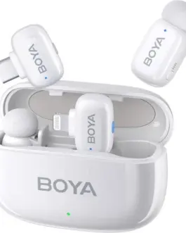 Безжична микрофонна система BOYA Mini за USB-C и DI - Бели