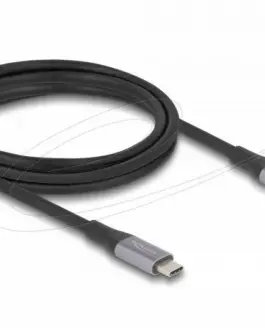 Delock Кабел E-Marker USB-C 240W 2 m сив