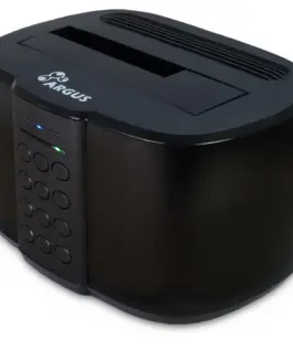 Криптираща докинг станция Inter-Tech Argus GD-PDLK02 за 2.5" или 3.5" SSD/HDD 256-bit AES