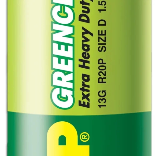 Alternative view of Цинк карбонова батерия GP R20, Greencell 13G-U2, 2 бр. в опаковка, blister, 1.5V