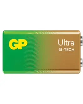 Alternative view of Алкална батерия GP ULTRA 6LF22 /6LR61, 9V, 1 бр., 1604AU21-SB1