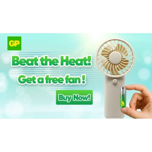 GP SUMMER PACK Алкални батерии ULTRA AA x 12 бр. + ULTRA AAA x 12 бр. + Fan/ Вентилатор/ GP