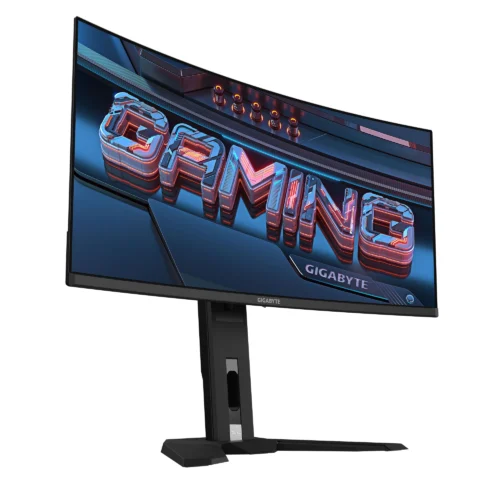 Alternative view of Гейминг монитор GIGABYTE MO34WQC2,QD-OLED, WQHD(3440x1440), 240Hz, 0.03ms, Vesa ClearMR 13000, HDR 400, KVM