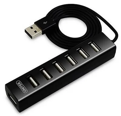 Unitek HUB 7x USB2.0 черен ; Y-2160