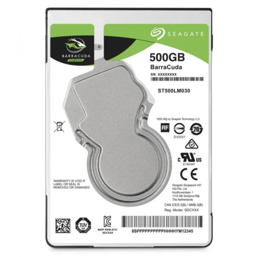 Alternative view of Seagate HDD BarraCuda 500GB 2.5 inches 128MB ST500LM030