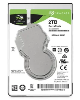 Alternative view of Seagate HDD BarraCuda 2TB 2.5 inches 128MB ST2000LM015