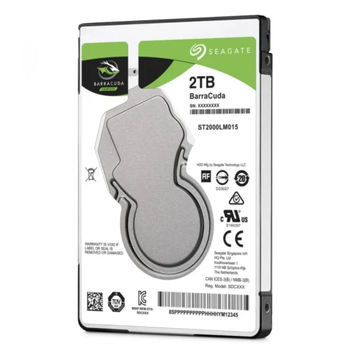 Seagate HDD BarraCuda 2TB 2.5 inches 128MB ST2000LM015