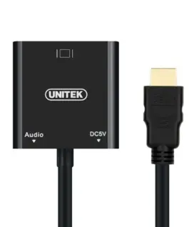Alternative view of Unitek адаптер HDMI TO VGA + AUDIO, Y-6333