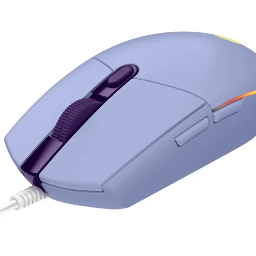 Alternative view of Геймърска мишка Logitech G102 LightSync, RGB, Оптична, Жична, USB, Лилав