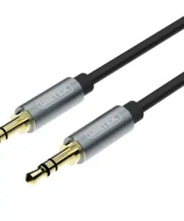 Unitek кабел MiniJack 3.5mm (M) -MiniJack TWIST; Y-C922ABK