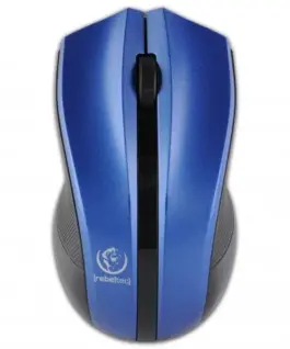 Alternative view of Rebeltec Wireless optical mouse, Galaxy Blue/черен