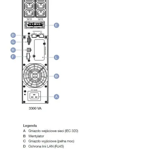 Alternative view of Socomec NETYS PR 3300VA/2700W AVR/LCD/USB/IEC/EPO T/R