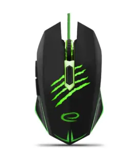 Esperanza WIчервен FOR PLAYERS мишка 6D Optical USB MX209 CLAW зелен