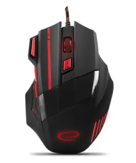 Esperanza MOUSE WIRE FOR PLAYERS 7D Optical USB MX201 WOLF червен