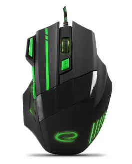 Esperanza MOUSE WIRE FOR PLAYERS 7D Optical USB MX201 WOLF зелен