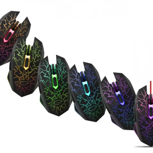 Esperanza WIчервен FOR PLAYERS MOUSE 6D Optical USB MX211 LIGHTNING