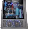 Thermaltake Core X71 Full Tower USB3.0 Tempeчервен Glass - черен