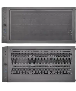 Thermaltake Core X71 Full Tower USB3.0 Tempeчервен Glass –