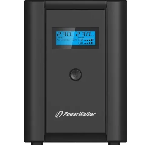 Alternative view of PowerWalker UPS LINE-INTERACTIVE 2200VA 6x IEC OUT, RJ11/45 IN/OUT, USB, LCD