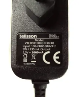 Alternative view of Tellsson Travel зарядно кабел MicroUSB 2A