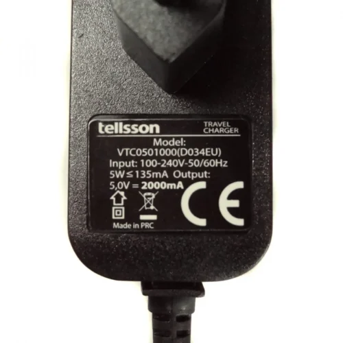 Alternative view of Tellsson Travel зарядно кабел MicroUSB 2A