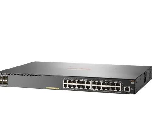 Hewlett Packard Enterprise ARUBA 2930F 24G PoE+ 4SFP+ Switch JL255A