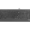 Natec Keyboard BARRACUDA Slim черен USB