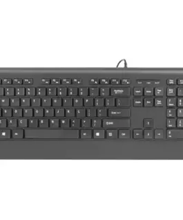 Natec Keyboard BARRACUDA Slim черен USB