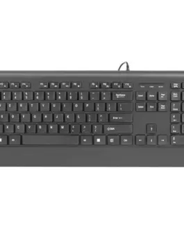 Natec Keyboard BARRACUDA Slim черен USB