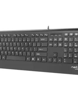 Alternative view of Natec Keyboard BARRACUDA Slim черен USB