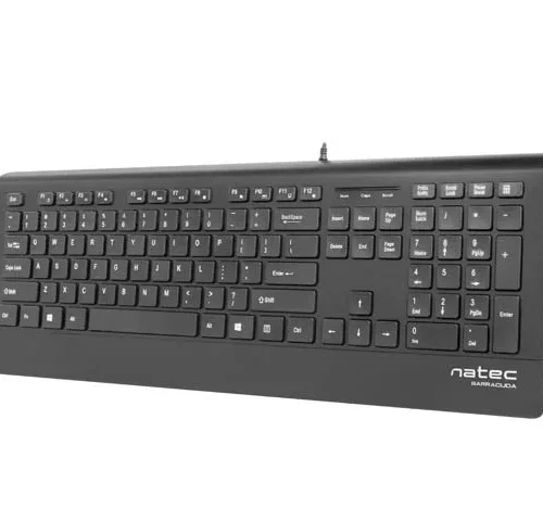Alternative view of Natec Keyboard BARRACUDA Slim черен USB