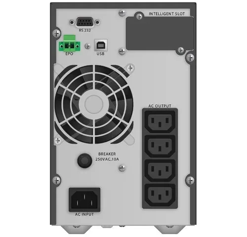 Alternative view of PowerWalker ONLINE UPS 1000VA TG 4x IEC OUT, USB/RS232, LCD, TOWER, EPO