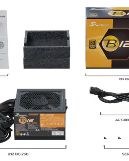 Alternative view of Захранващ блок Seasonic B12-BC-750, 750W Bronze 85+