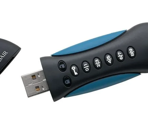 Alternative view of Corsair PADLOCK 3 64GB USB3.0 keypad, Secure 256-bit hardware AES encryption