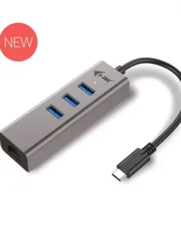 i-tec USB-C Metal 3 Port HUB with Gigabit Ethernet адаптер